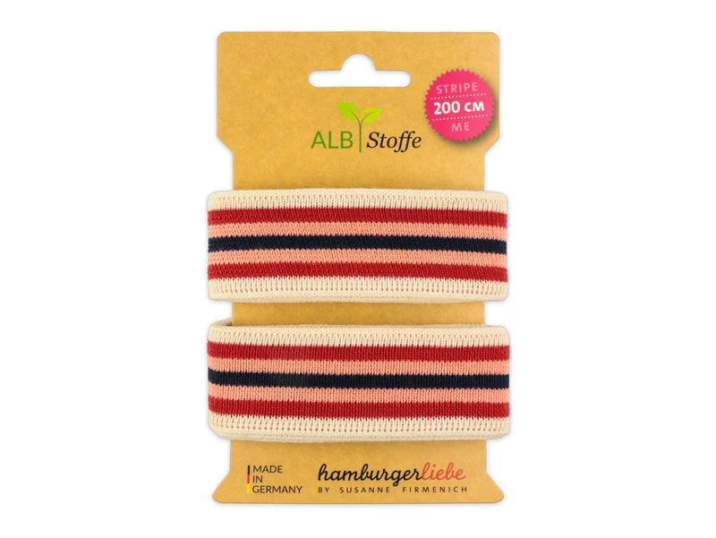 Stripe Me College Sakura Band meringa-flamme-nude-blue navy