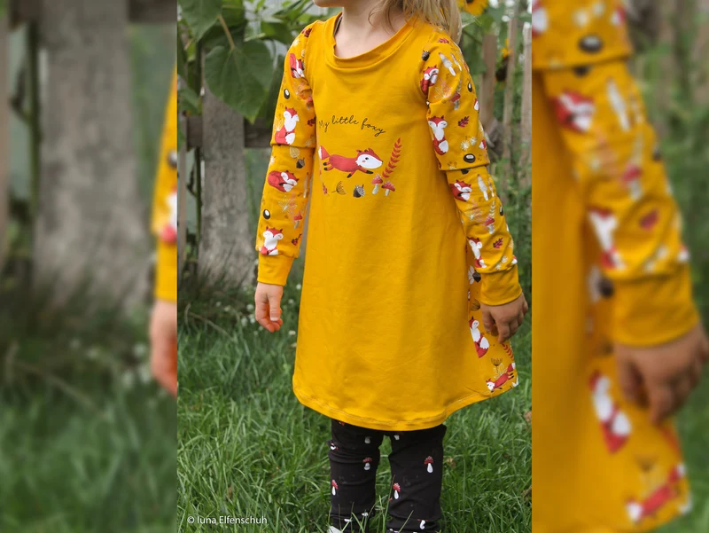 Baumwolljersey My little Foxy by Christiane Zielinski Panel 65cm