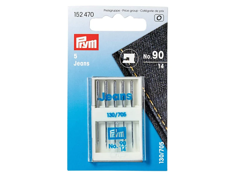 Prym 152470 Nähmaschinen Jeans Nadel 90/14