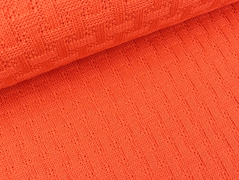 Hamburger Liebe Sweet Home Grobstrick Woven Knitty luce rosso