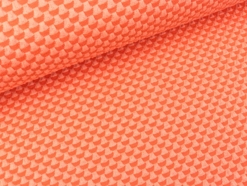 Hamburger Liebe Sweet Home 3D Double Knit nude-luce rosso