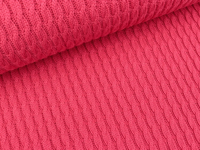 Hamburger Liebe Check Point Grobstrick Knitty Plait No.1 azalea