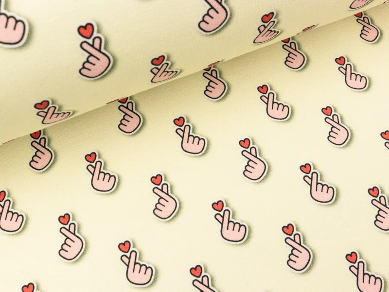 Hamburger Liebe Baumwollsweat Sakura Baby Hearts meringa