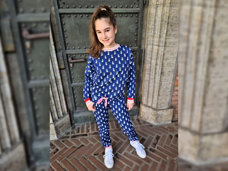 Hamburger Liebe Baumwolljersey Sakura Baby Hearts blue navy