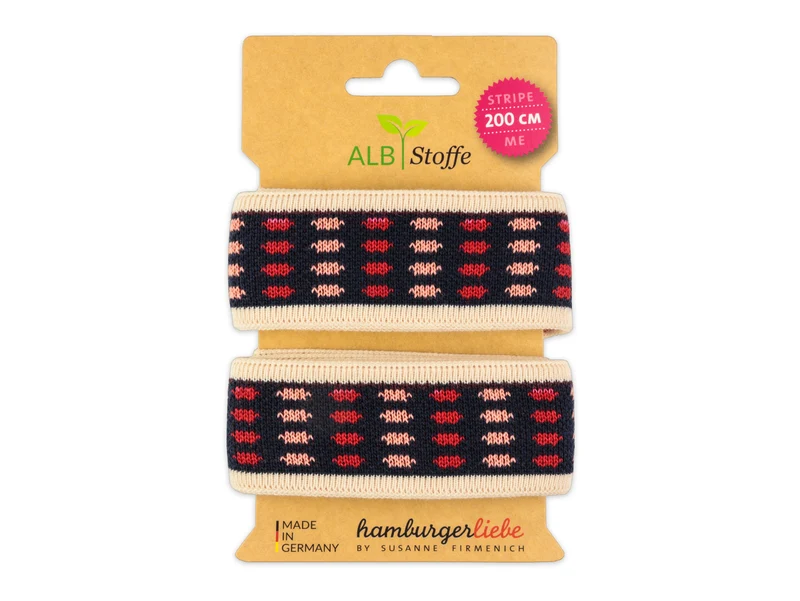 Stripe Me Icon Shine Band meringa-blue navy-flamme-nude