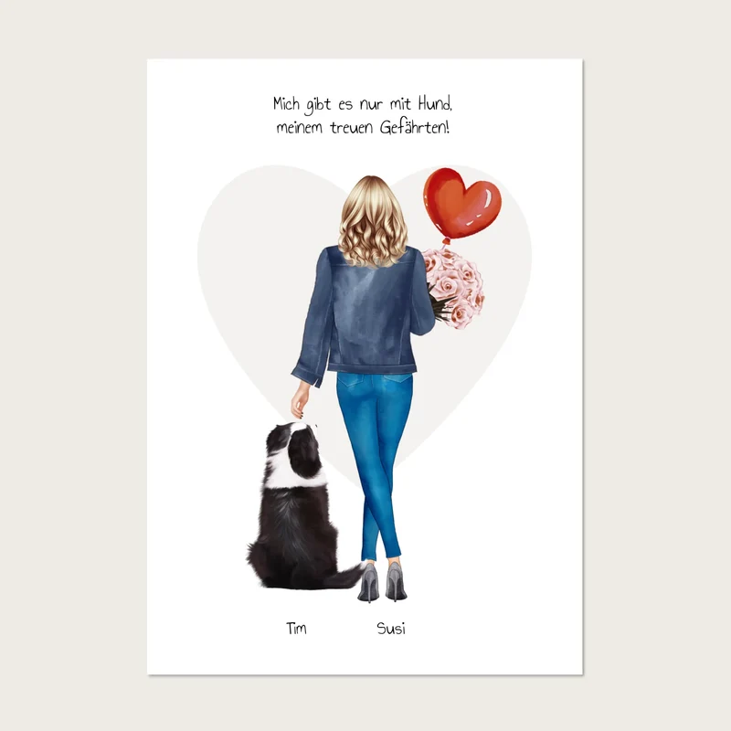 18. Geburtstag Geschenk Mädchen Bild mit Name - Geburtstagsgeschenk Freundin, Schwester personalisiert