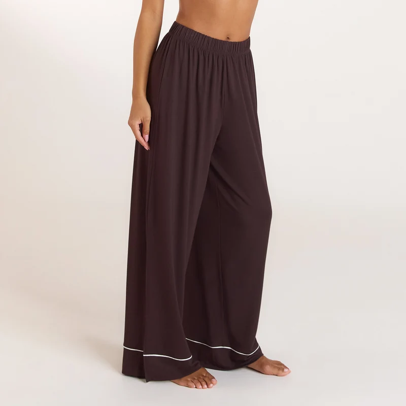 Modal Pyjama Hose - Dunkle Schokolade