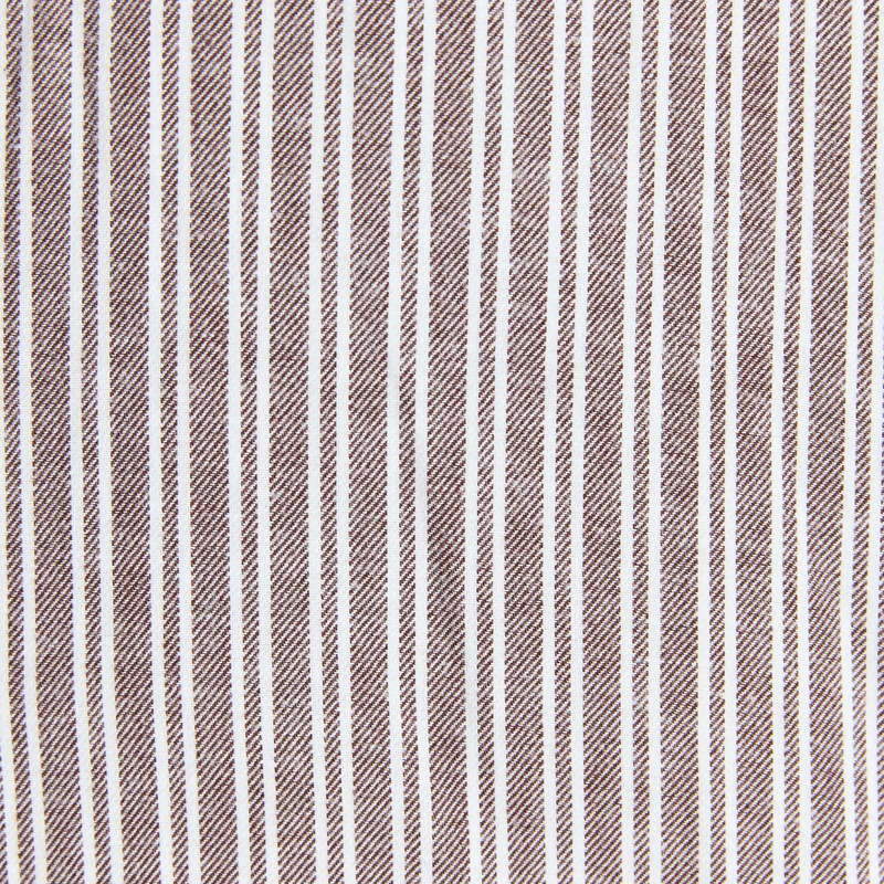 Stripe Pyjamahemd - Schokolade