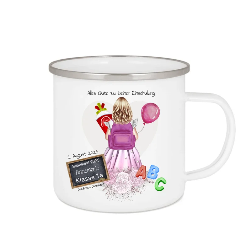 Personalisiertes Einschulungsgeschenk mit Namen & Text