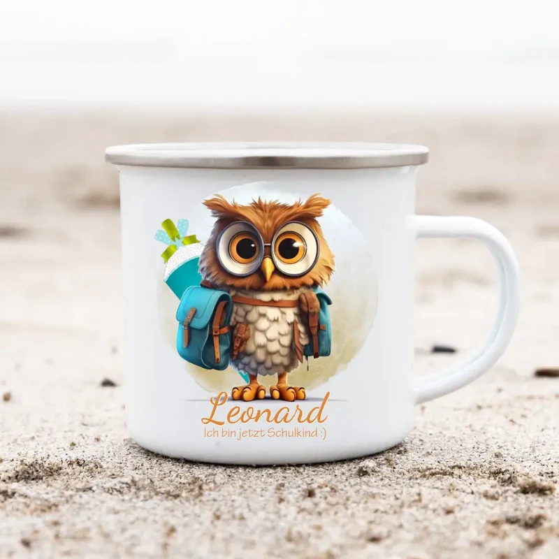 Personalisiertes Geschenk zur Einschulung mit Namen & Text