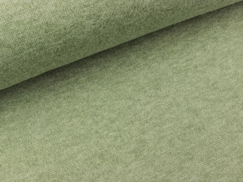 Reststück 38cm - Strickstoff Kai khaki meliert HW20/21