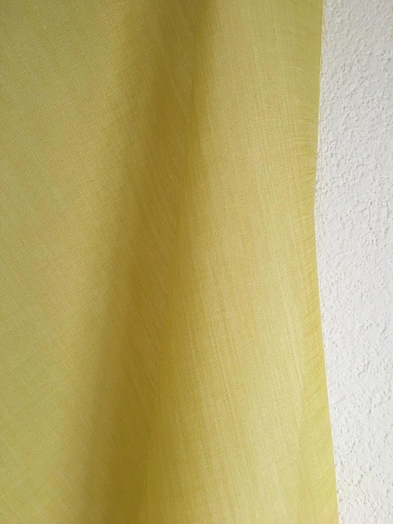 Gardinenstoff Uni - citron 300 cm