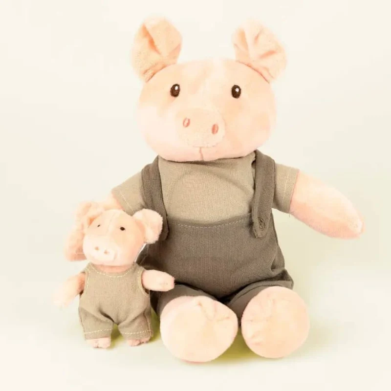 Mini-Kuscheltier Schweinchen Bart (8 cm)
