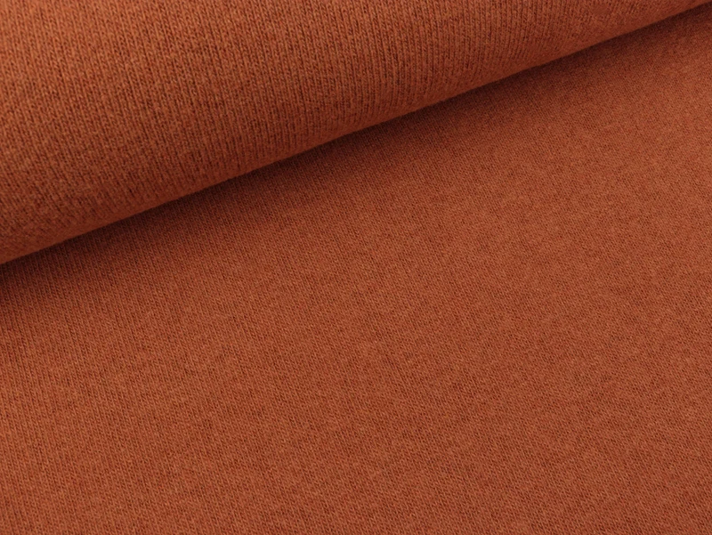 Reststück 49cm - Strickstoff Bono terracotta meliert