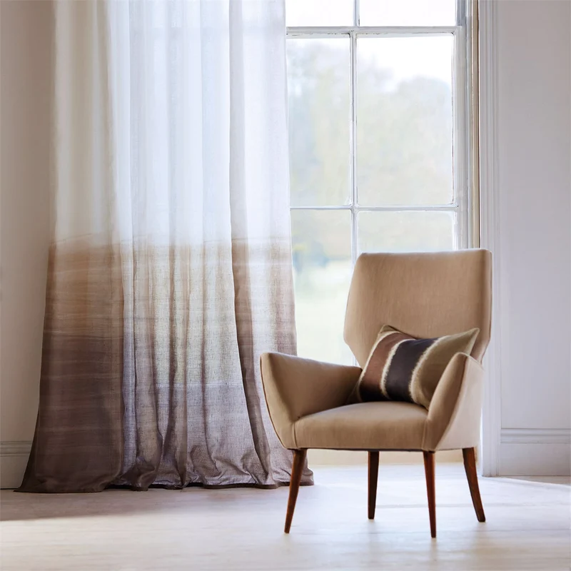 Gardinenstoff Spray Dye - hessian 300 cm