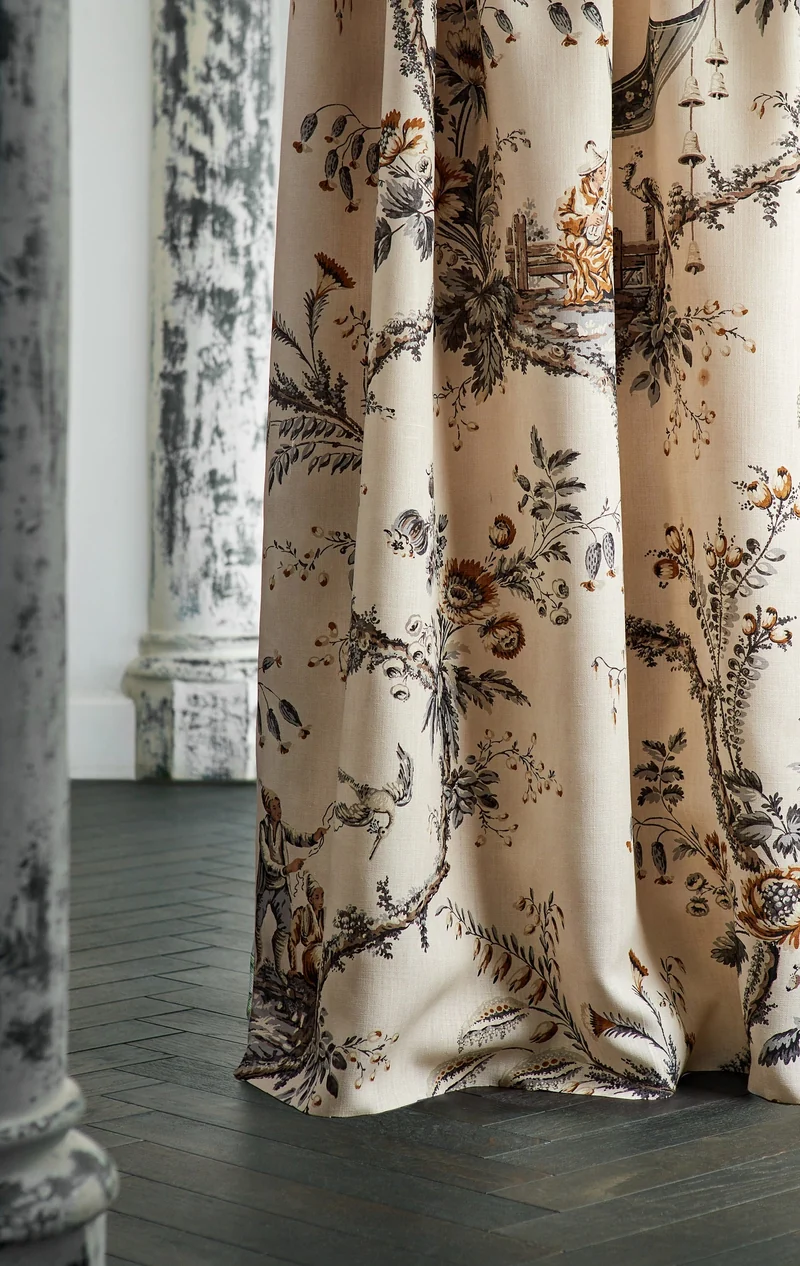 Chinoiserie - charcoal