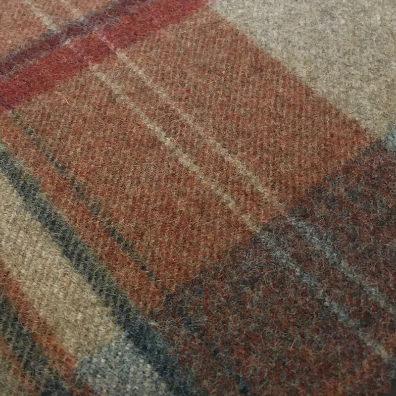 Wool Check Brayndle - russet