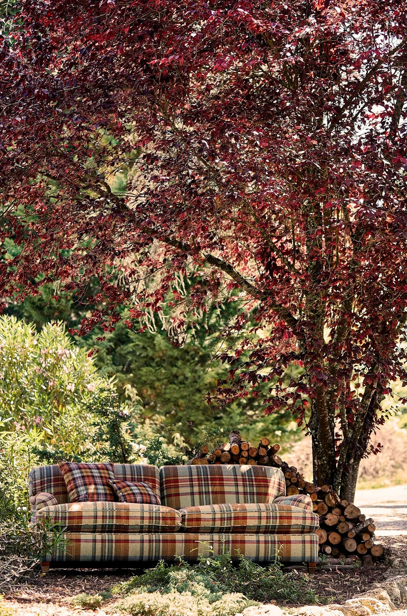 Wool Check Brayndle - honey