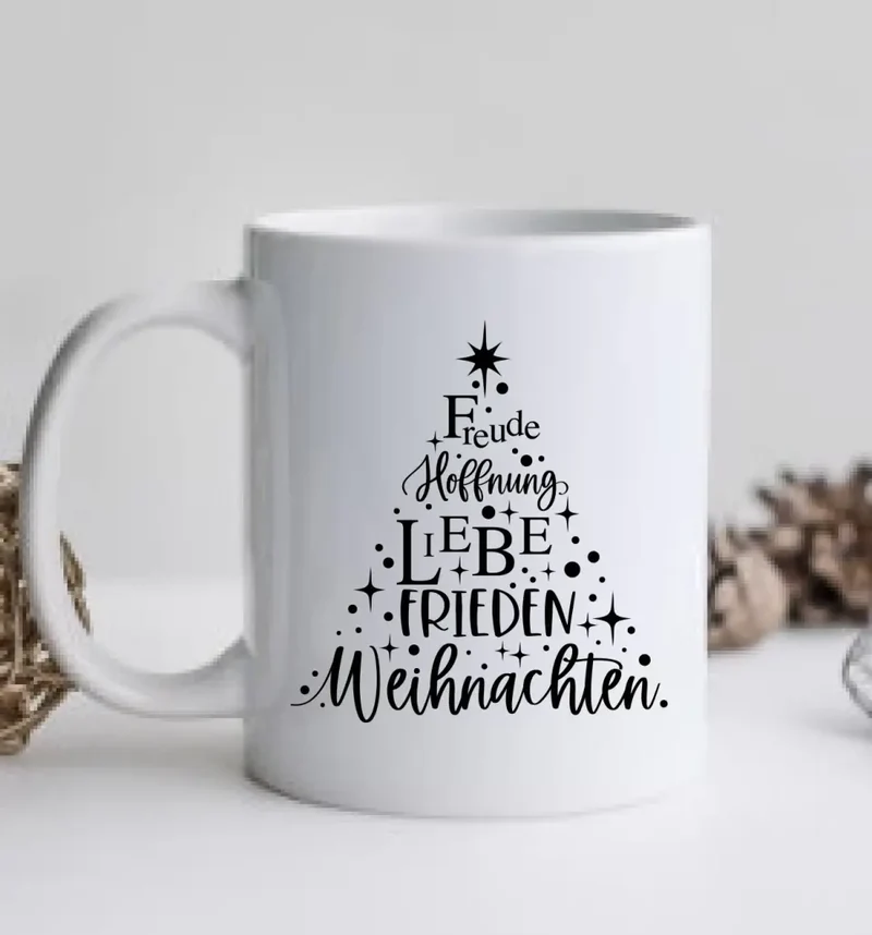 Weihnachtsgeschenk Geschenk Mama, Freundin, Schwester - personalisierte Tasse - Weihnachtsgeschenk