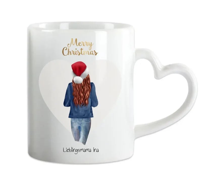 Weihnachtsgeschenk Geschenk Mama, Freundin, Schwester - personalisierte Tasse - Weihnachtsgeschenk