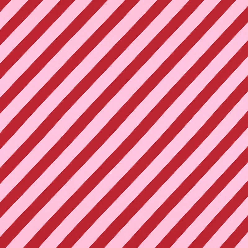 Paper Straw Stripe - ruby & rose