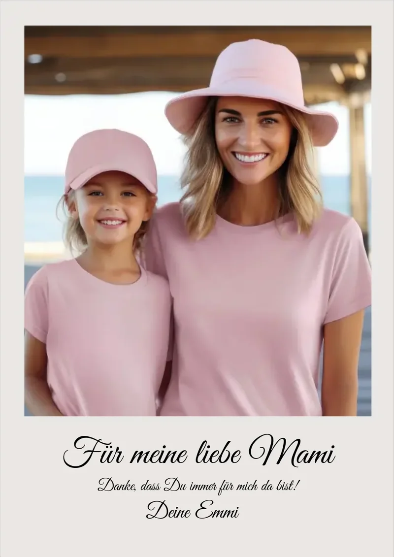 Geschenk für Mama - Fotoposter als Muttertagsgeschenk oder Geburtstagsgeschenk