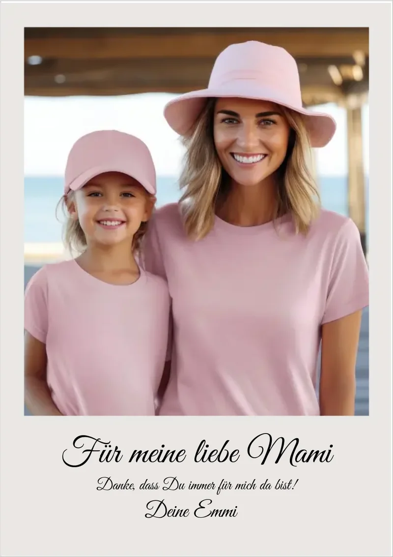 Geschenk für Mama - Fotoposter als Muttertagsgeschenk oder Geburtstagsgeschenk