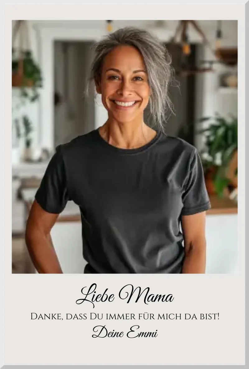 Fotoposter Mama - Muttertagsgeschenk personalisiert, Geburtstag Mama, Oma,