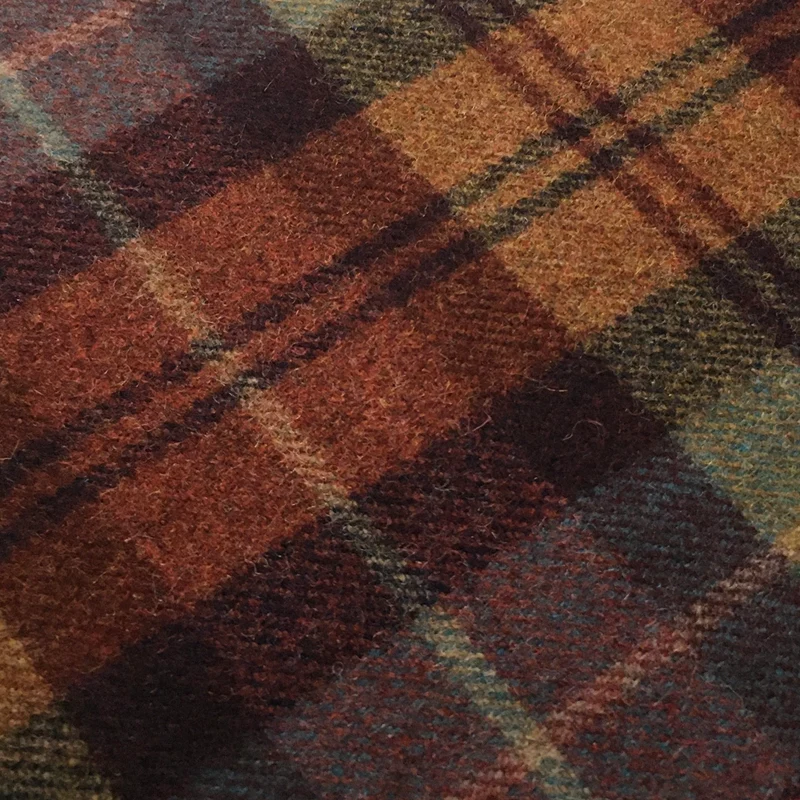 Wool Check Fenton - russet