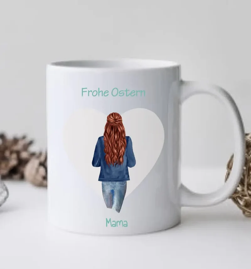 Ostergeschenk Mama - personalisierte Tasse beste Mutter