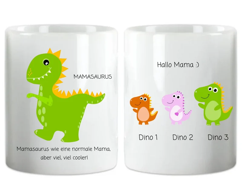 Personalisierte Tasse - Geschenk zum Muttertag & Vatertag für Mama, Papa, Oma, Opa