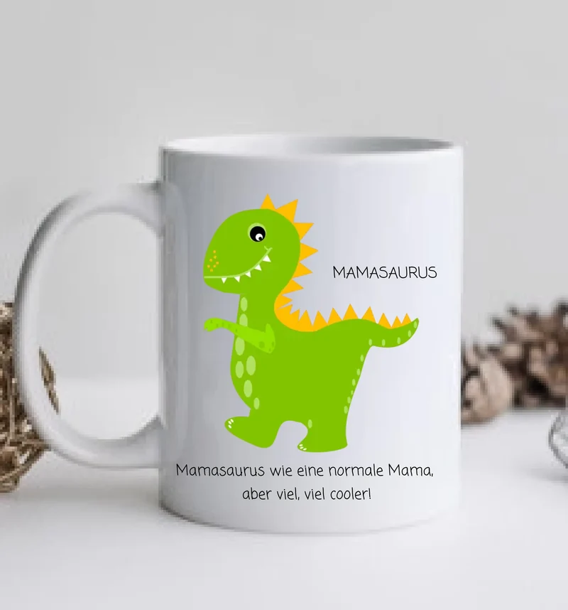 Personalisierte Tasse - Geschenk zum Muttertag & Vatertag für Mama, Papa, Oma, Opa