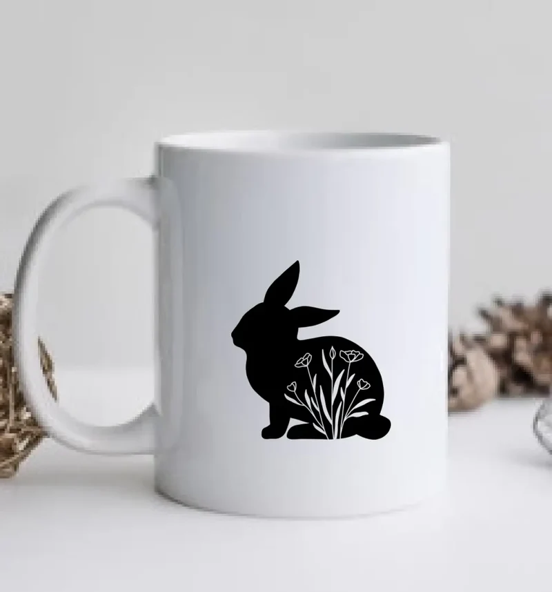 Beste Freundin Tasse mit Osterhase und 3 Beste Freundinnen personalisiert mit Namen
