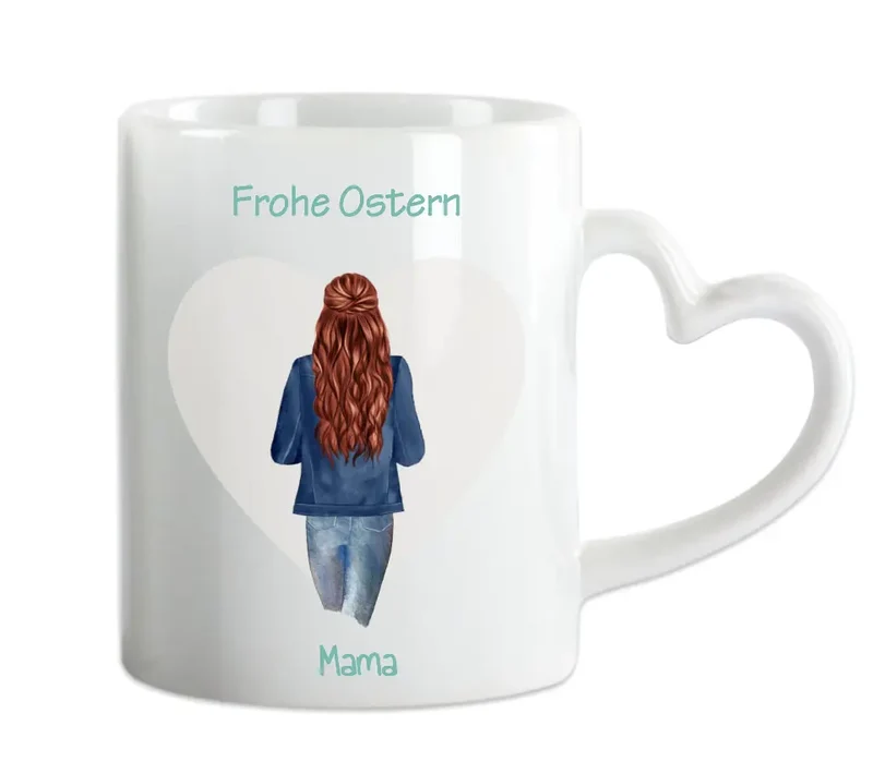 Ostergeschenk für Oma - personalisierte Tasse beste Mutter
