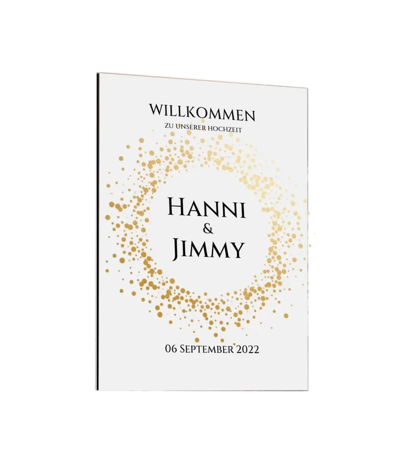 Willkommensposter Hochzeit | Willkommensschild Hochzeit personalisiert | Hochzeitsempfang Tafel
