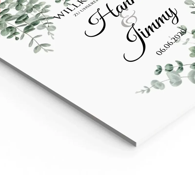 Willkommensposter Hochzeit | Willkommensschild Hochzeit personalisiert | Hochzeitsempfang Tafel