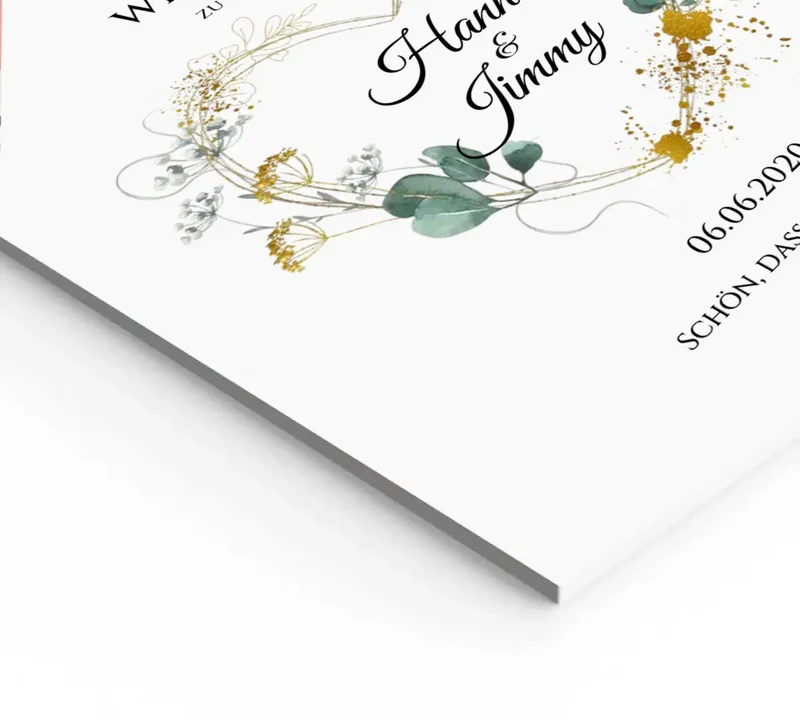 Willkommensposter Hochzeit | Willkommensschild Hochzeit personalisiert | Hochzeitsempfang Tafel