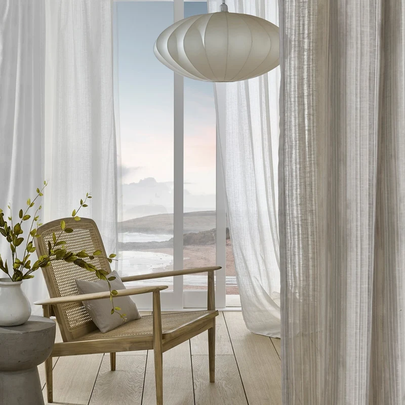 Gardinenstoff Floaty - linen 297 cm