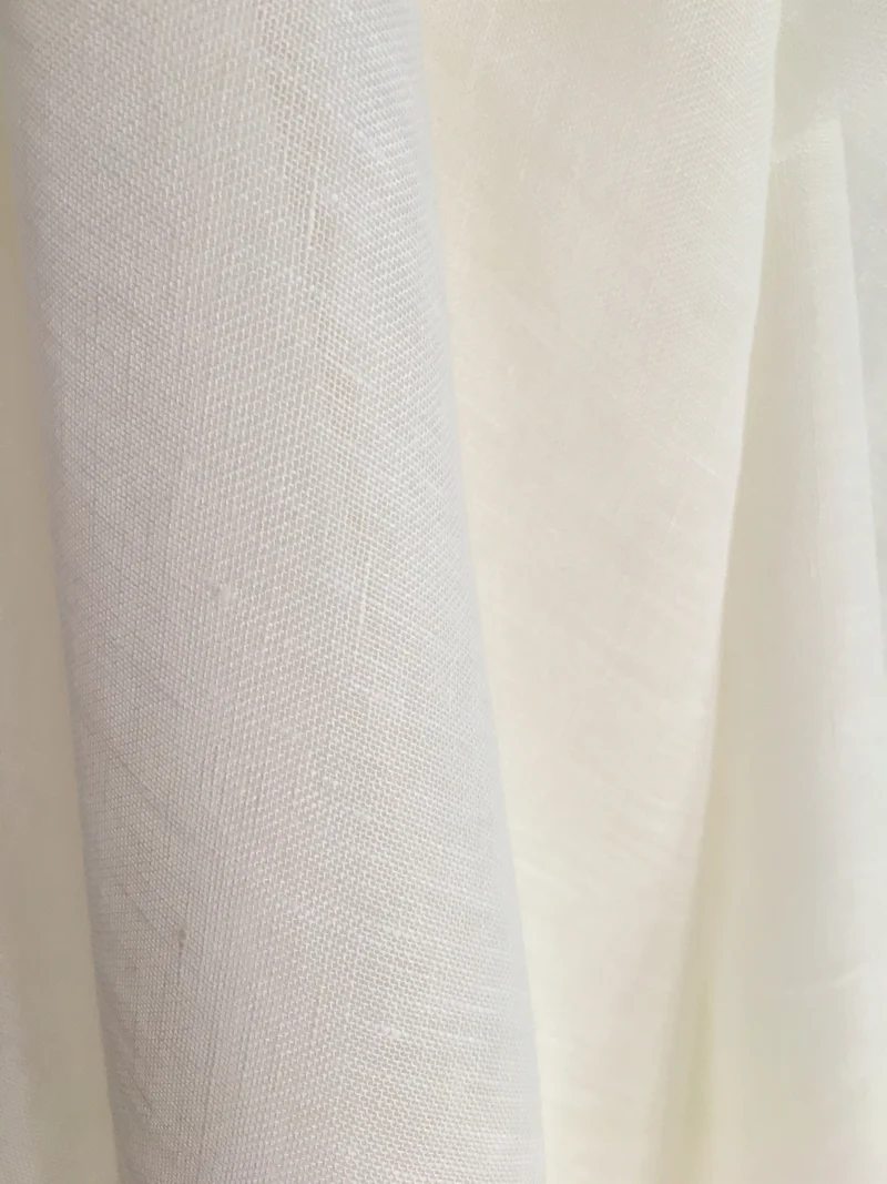 Leinen Voile - creme weiß 300 cm
