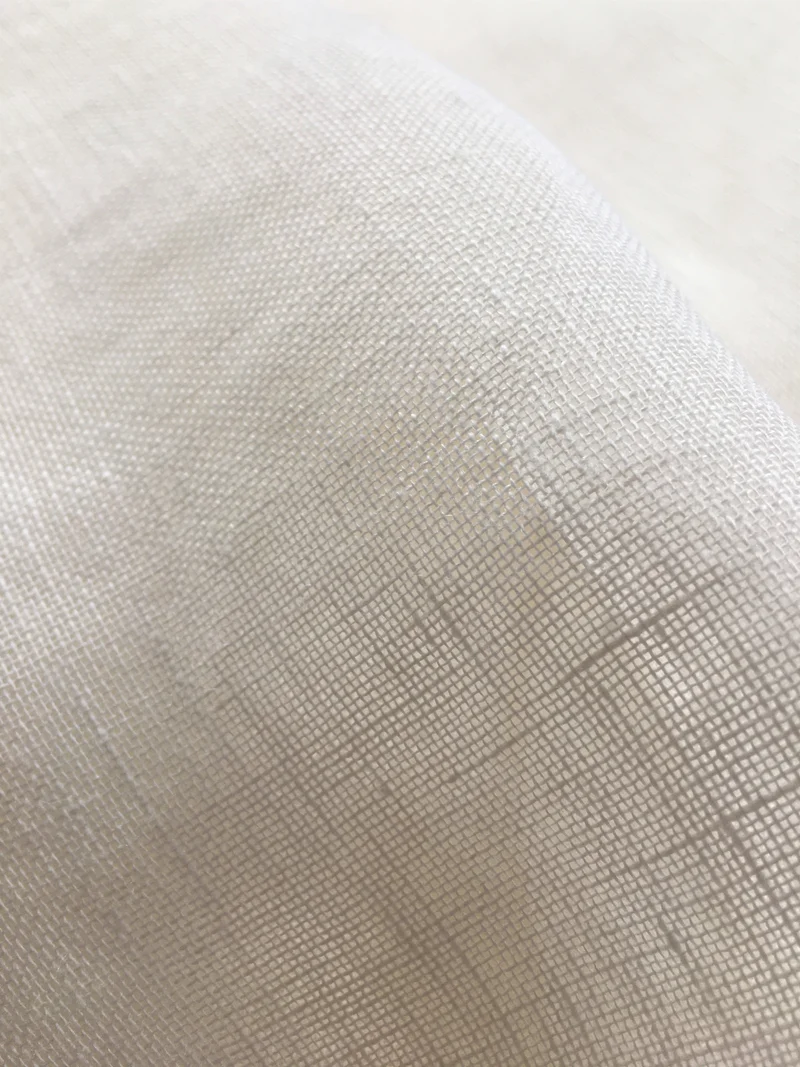 Leinen Voile - creme weiß 300 cm
