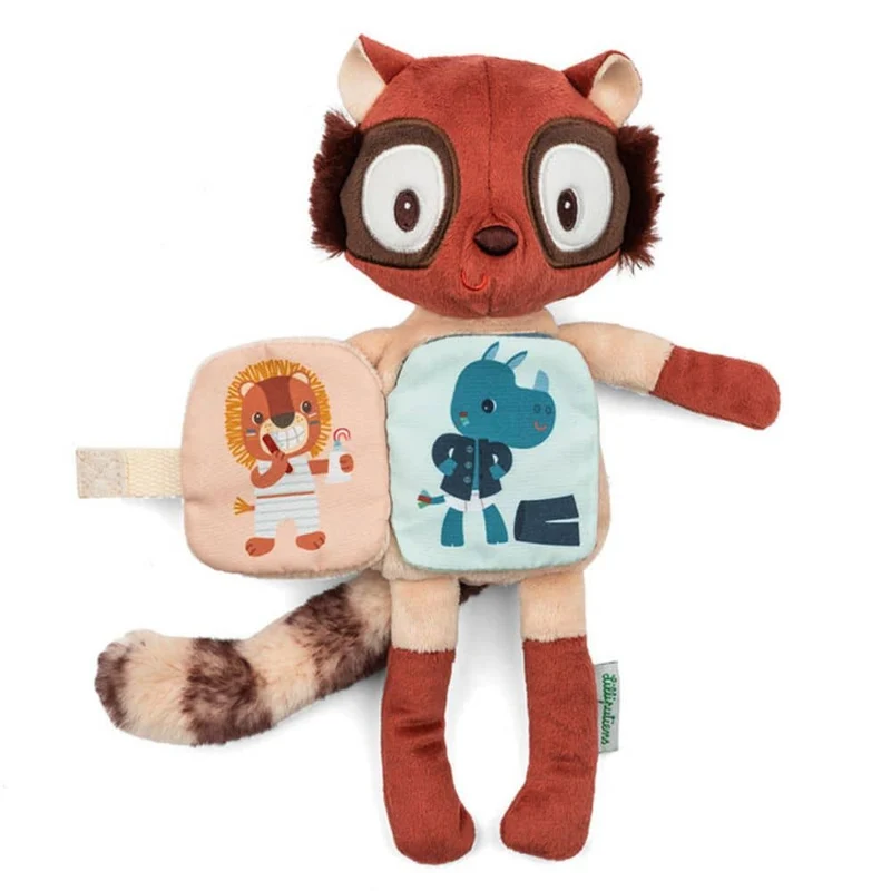 Kuscheltier mit Buch – Lemur Elvis ab 6 Monaten