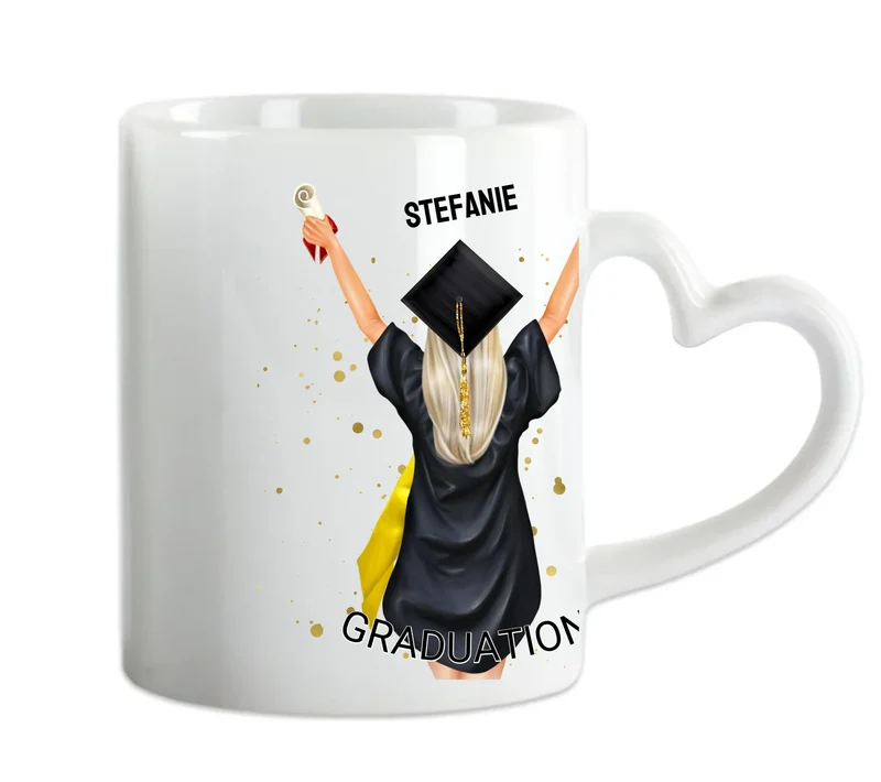 Personalisierte Tasse Schulabschluß, Geschenk 2023 Bachelor, Master, Doktor, Promotion Abitur, Abi, Ausbildung