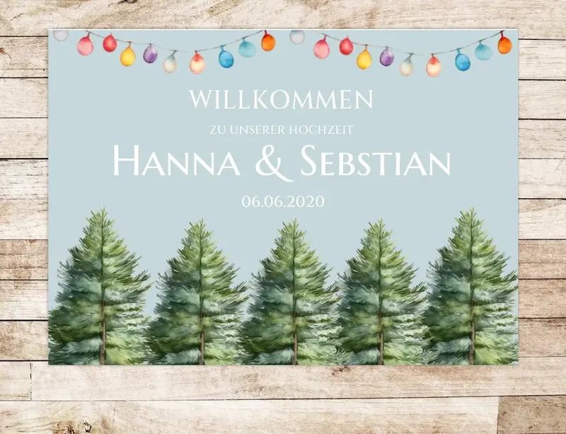 Willkommen Hochzeitsfußmatte | Personalisierte Fußmatte zum Empfang Hochzeit mit Namen | Hochzeitsdekoration Fußmatte
