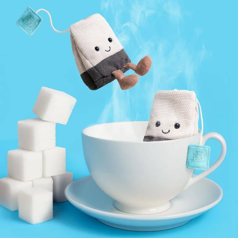 Amuseable Steepy Tea Bag – Plüsch-Teebeutel (11 cm)