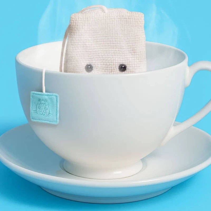 Amuseable Steepy Tea Bag – Plüsch-Teebeutel (11 cm)