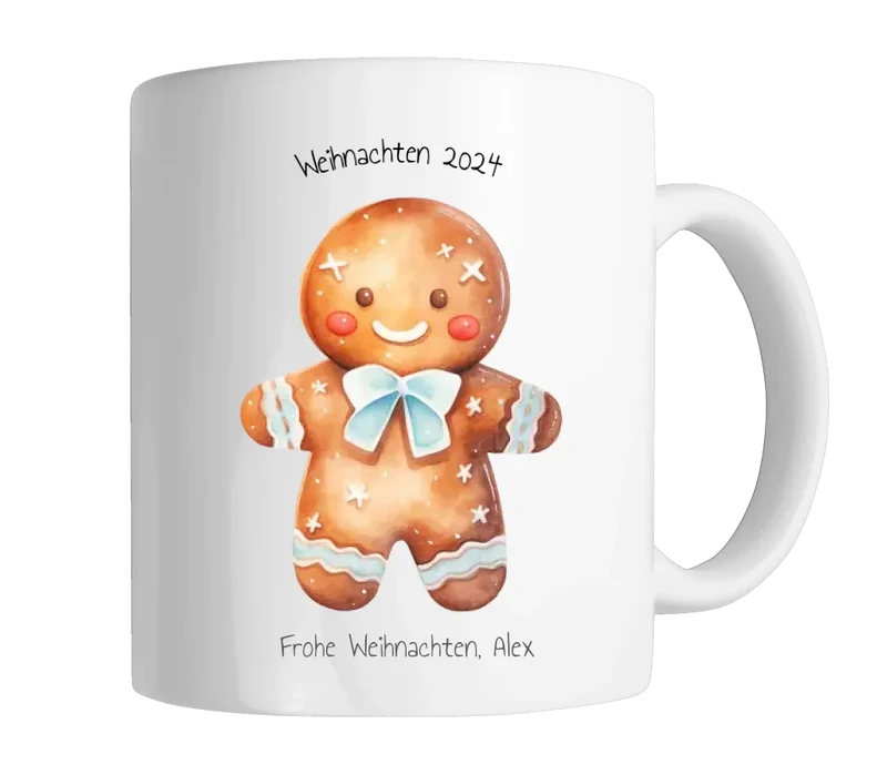 Personalisierte Kindertasse Nikolaustasse Weihnachtstasse, mit Namen Geschenk
