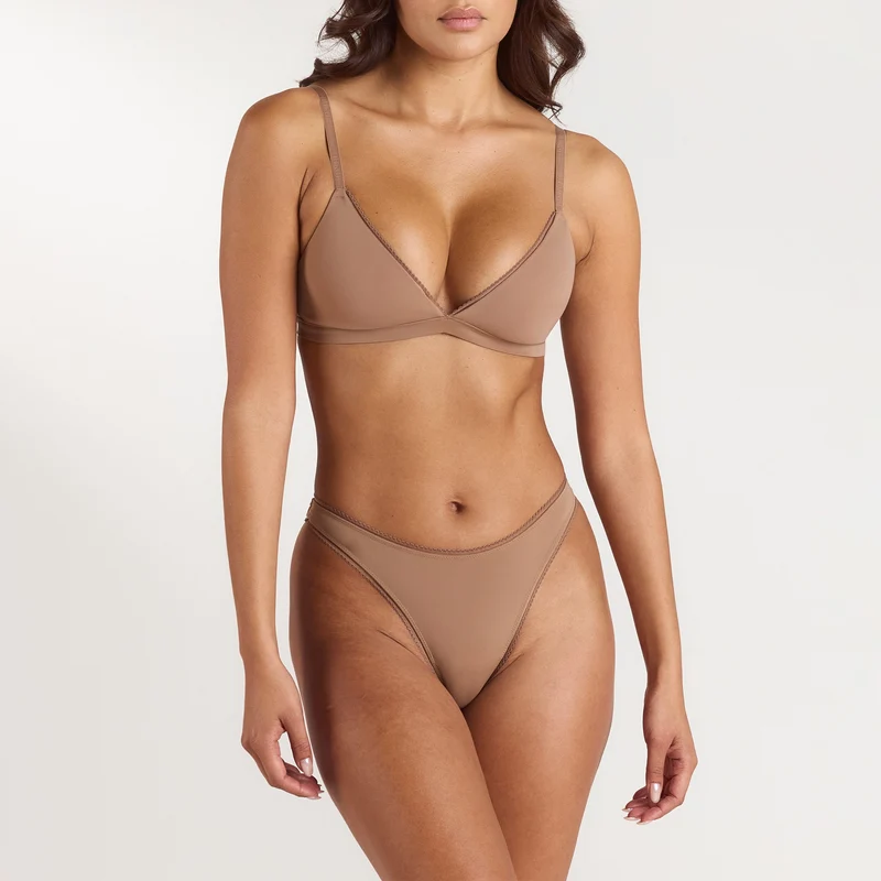Comfort Triangle Bralette - Hasel