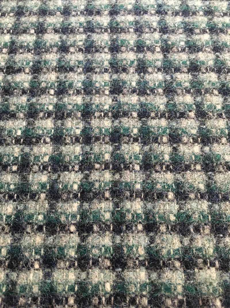 Wool Gingham - danbury blue