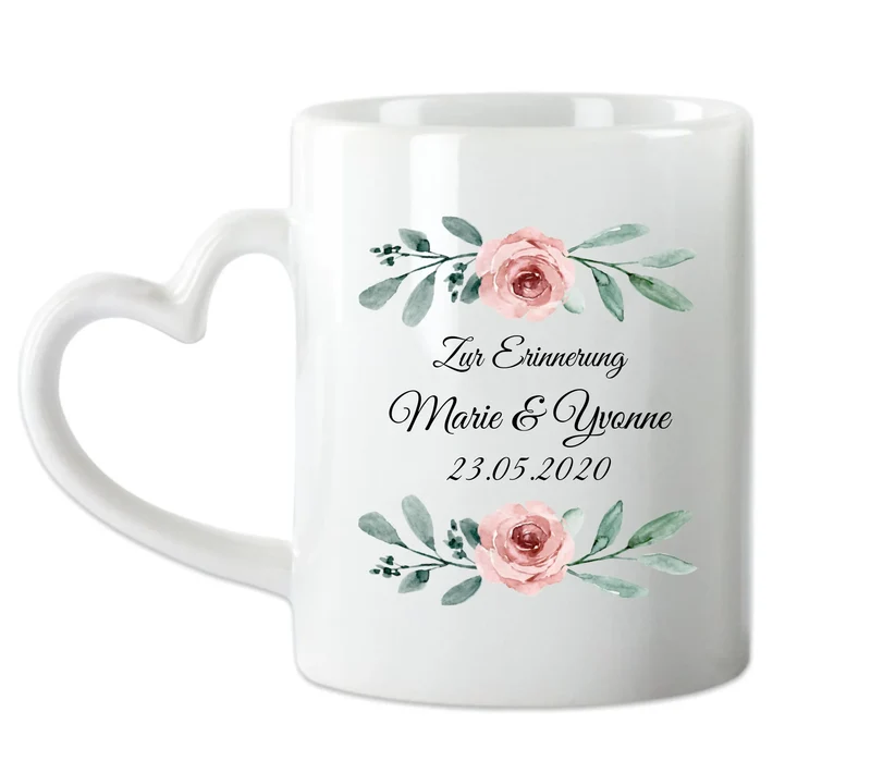 Personalisierte Tasse Geschenk Trauzeugin - Brautgeschenk - Hochzeitsgeschenk