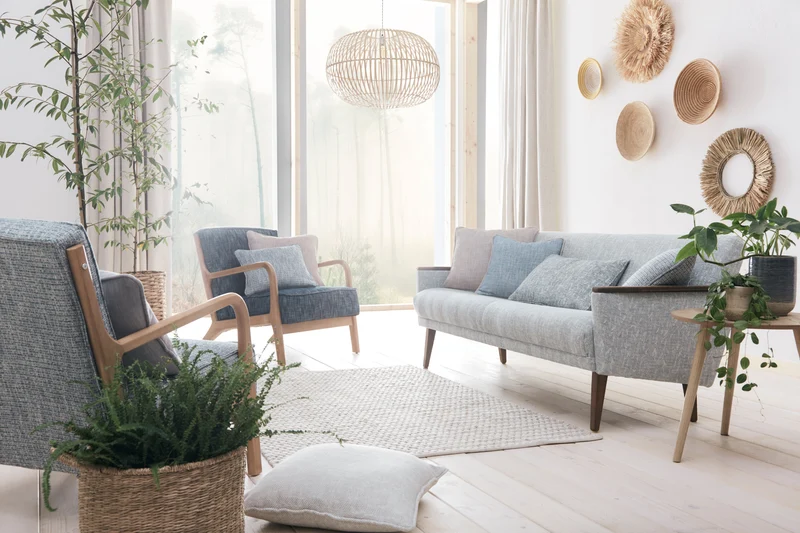 Polsterstoff Herringbone - linen
